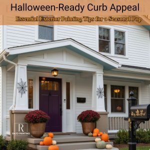 halloween ready exterior painting